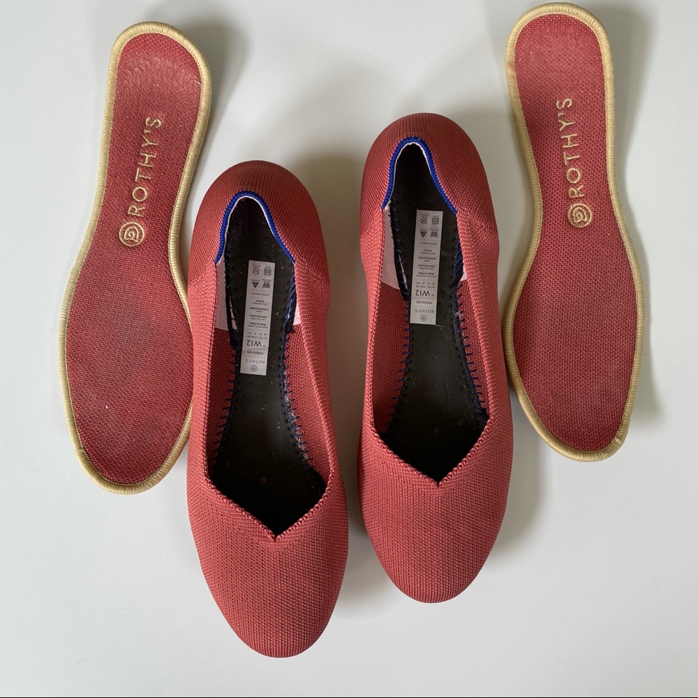 Rothys size 12 copper flats excellent condition - Picture 5 of 11
